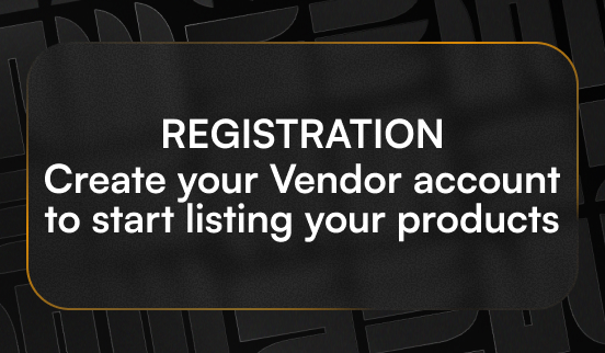 Vendor – Registration