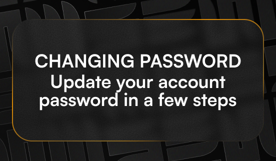 User – Changing password