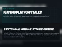 iGaming Platform Sales — white-label casino platforms for rapid setup