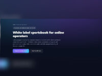 White Label Sportsbook — complete sports betting platform with pre-match