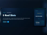 5 Reel Slots Casino Game — five-reel slot game category with advanced mechanics
