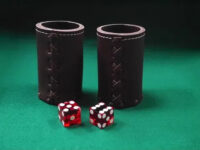 Casino Craps Dice Accessories — dice, bowls, chip racks and table covers for craps