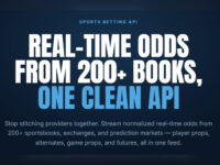 Sports Betting API — normalized real-time odds from 200+ sources