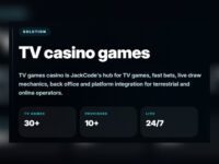 TV games casino software and integration