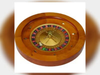 Wooden Structure Roulette Wheel — 45 cm wooden roulette wheel with optical tracking