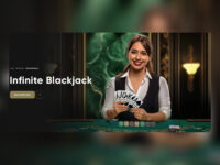 Infinite Blackjack — live blackjack with unlimited seating and side bets