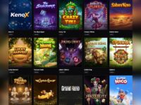 Games — casino game catalogue across ten categories with demo play