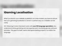 iGaming Localisation — translation and localisation of casino and betting products